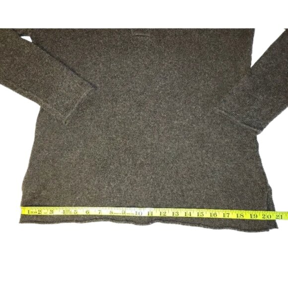 Gap Ladies Brown Knit Shawl Collar One Button Pullover Sweater Size Large - Picture 5 of 10